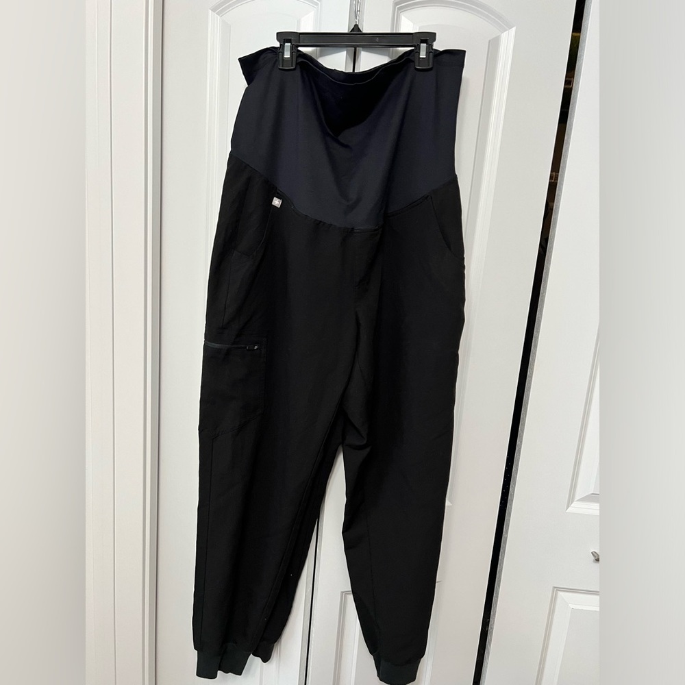 Two pairs Figs Maternity Scrub pants